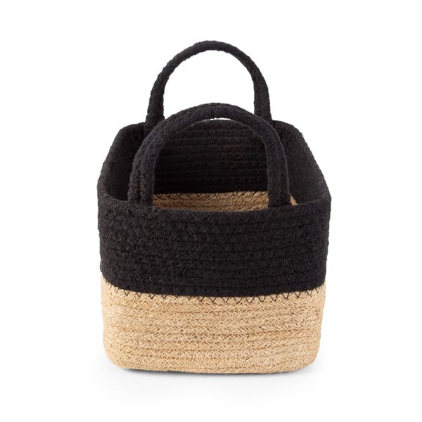 Košara za pohranu od jute i pamuka Compactor Basic, 24 x 15 cm-image-2