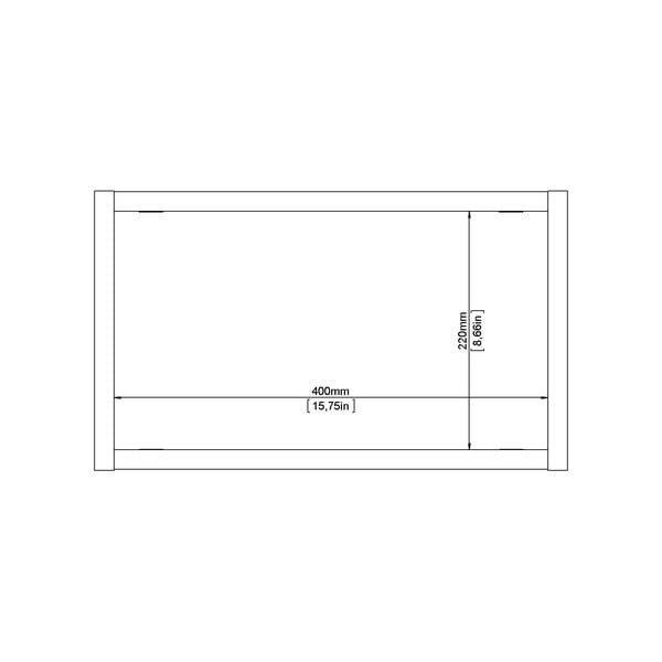 Polica s više razina u dekoru hrasta u prirodnoj boji 44 cm Roomers – Tvilum-image-4