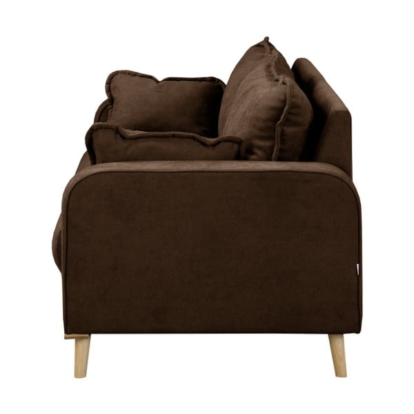 Tamno smeđa sofa 193 cm Beata - Ropez-image-3
