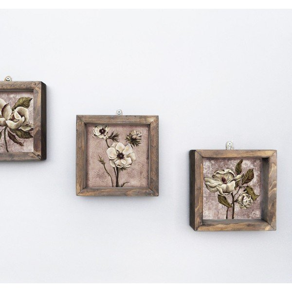 Set od 3 slike za zid Vintage, 15 x 15 cm-image-1