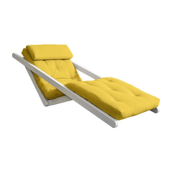 Varijabilna ležaljka Karup Figo White / Amarillo-image-4