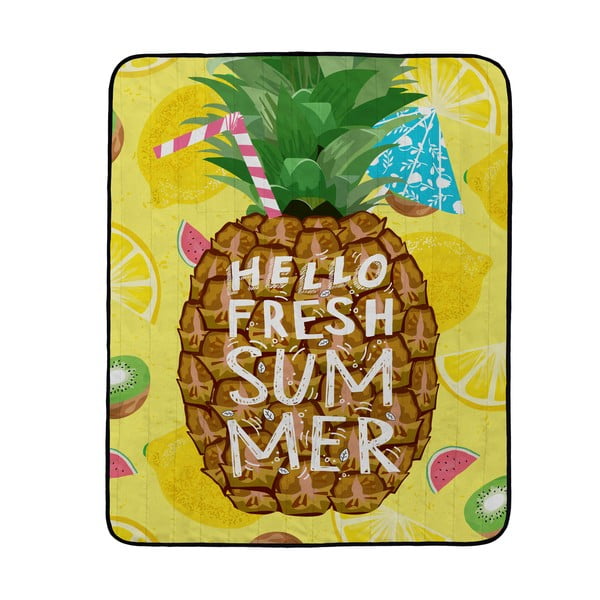 Deka za piknik Butter Kings Fresh Pineapple, 180 x 145 cm