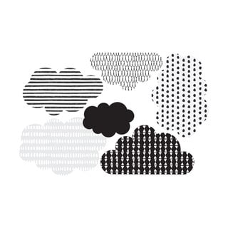 Set od 6 zidnih naljepnica Dekornik Scandi Clouds