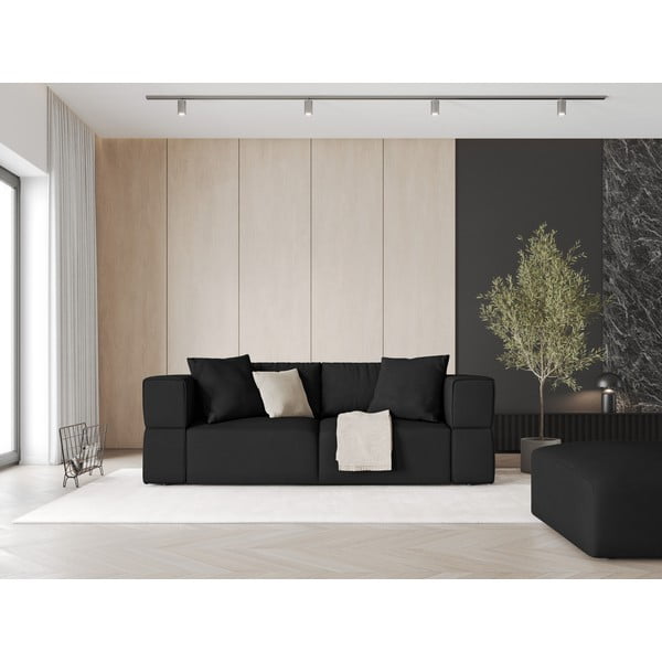 Crna sofa 214 cm Esther – Milo Casa-image-1