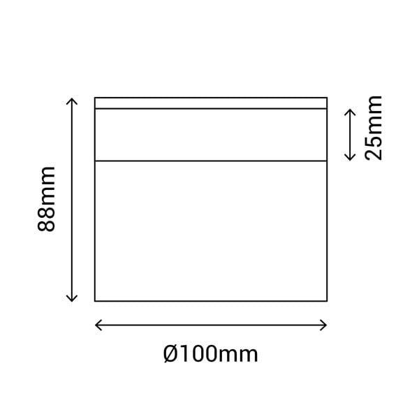 Crna stropna svjetiljka SULION Congo, ø 10 cm-image-2