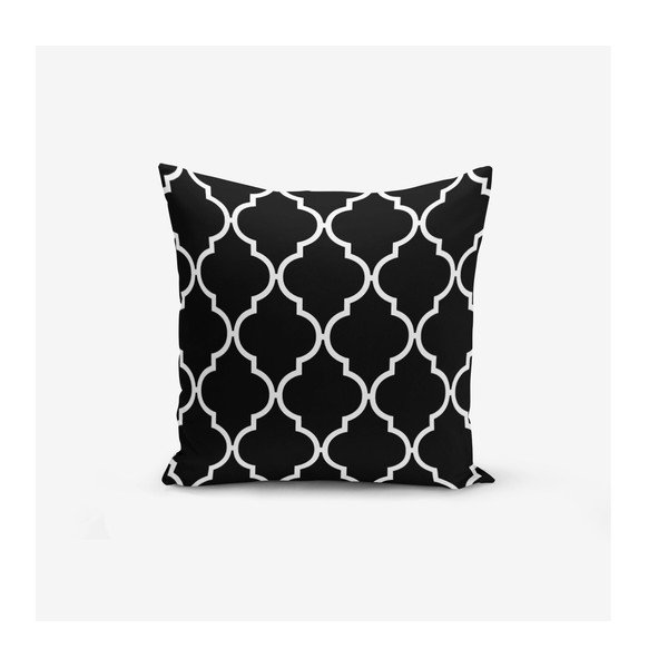 Set s 4 jastučnice Minimalist Cushion Covers BW Graphic Patterns, 45 x 45 cm-image-1