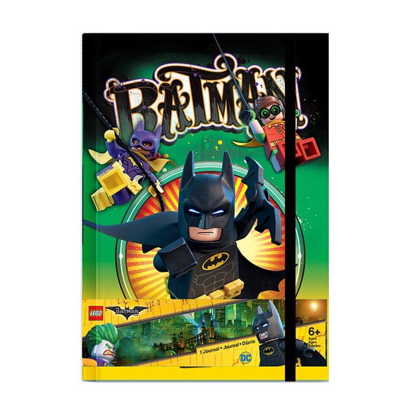 Obložena bilježnica LEGO® Batman, 96 stranica
