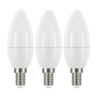 Set od 3 LED žarulje EMOS Classic Candle Warm White, 5W E14