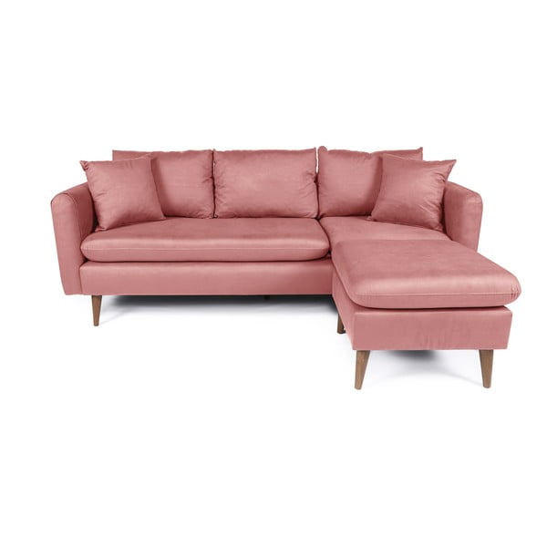 Svijetlo ružičasta sofa 215 cm Sofia – Balcab Home