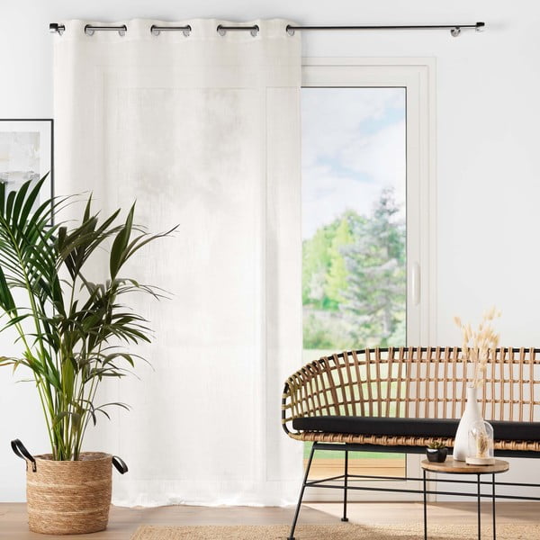 Krem prozirna zavjesa 140x280 cm Haltona – douceur d'intérieur-image-2