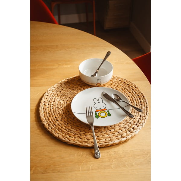 Porculanski dječji set posuđa 6 kom Miffy – Zilverstad-image-2