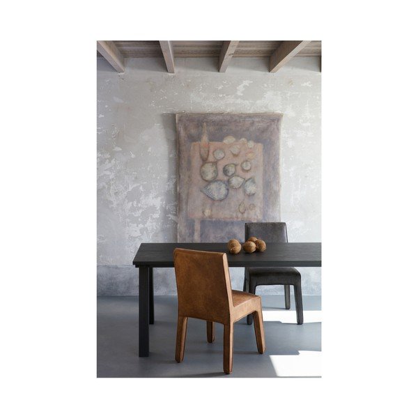 Set od 2 smeđe kožne stolice bePureHome Cocoon-image-2