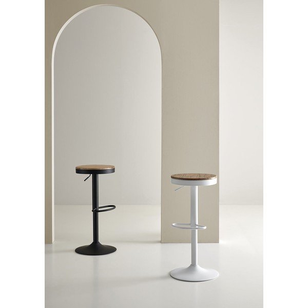 Set od 2 bijele barske stolice sømcasa Barret-image-1