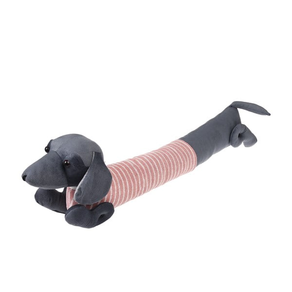 Ružičasta/siva zaštita za vrata od propuha 17x76 cm Sausage Dog – Rex London