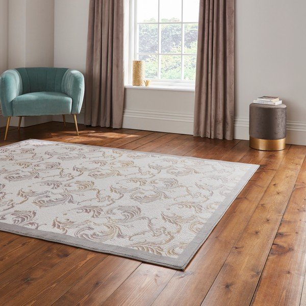 Tepih u zlatnoj boji/sivo-bež 160x230 cm Imperial Pearl – Think Rugs-image-2