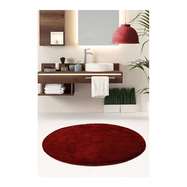 Crveni tepih Milano, ⌀ 90 cm