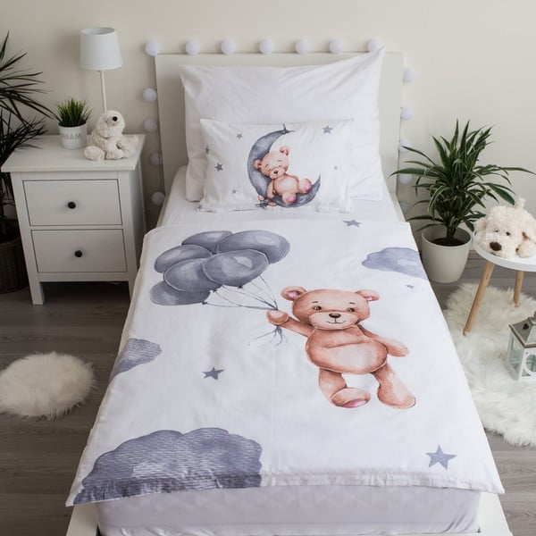 Pamučna dječja posteljina za dječji krevetić 100x135 cm Teddy Bear – Jerry Fabrics-image-1