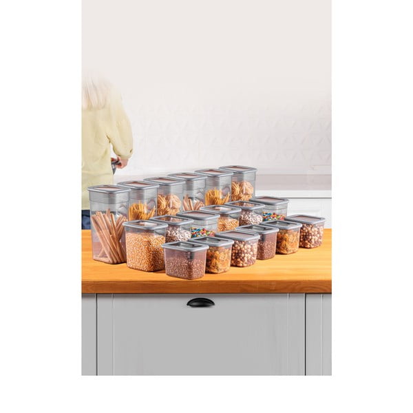 Posude za namirnice u setu 18 kom za čuvanje hrane Fresco – Hermia-image-2