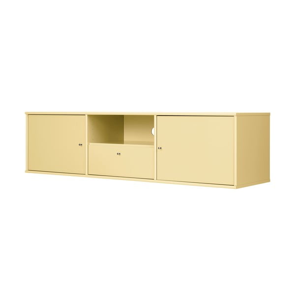 Svijetlo žuta TV komoda 161x42 cm Mistral – Hammel Furniture-image-1