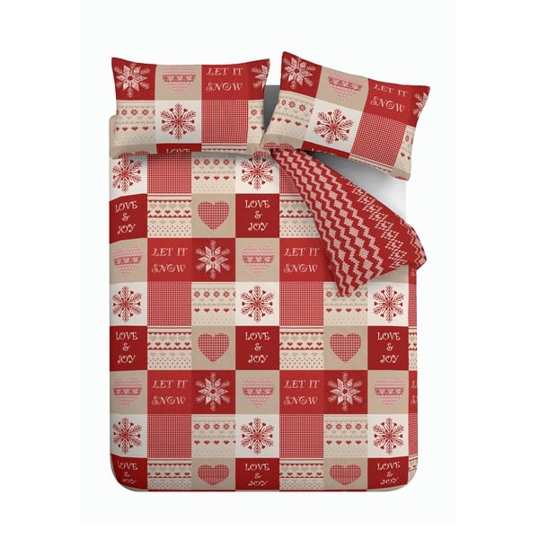 Božićna posteljina Catherine Lansfield Let It Snow, 135 x 200 cm-image-4