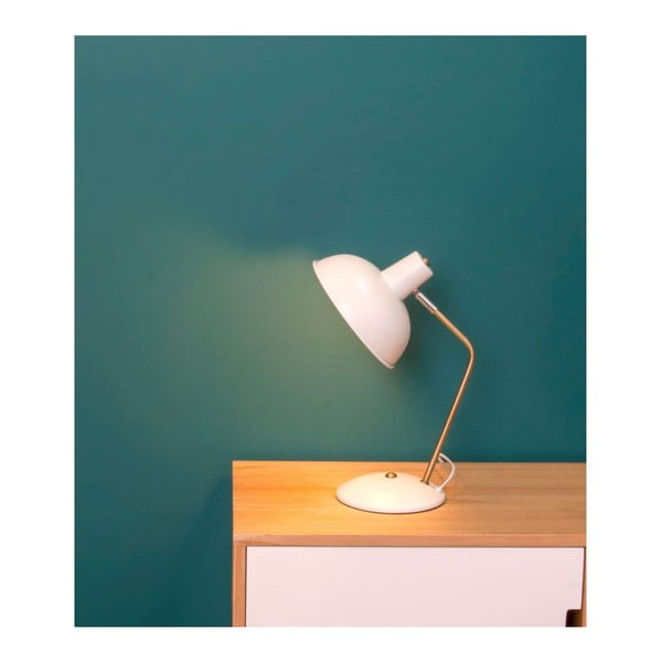 Bijela stolna lampa Present Time ETH Hood-image-2