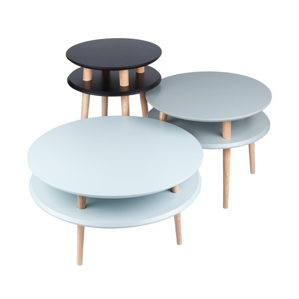 Tamnosivi stolić za kavu Ragaba UFO ⌀ 57 cm-image-2