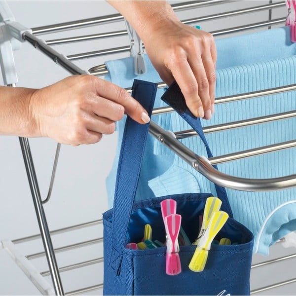 Plava viseća košara za kvačiće za rublje Wenko Peg-image-2