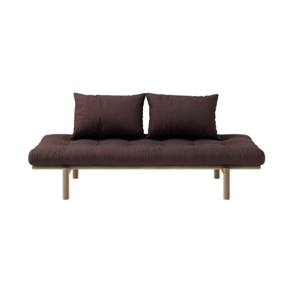 Smeđi kauč na razvlačenje 200 cm Pace - Karup Design
