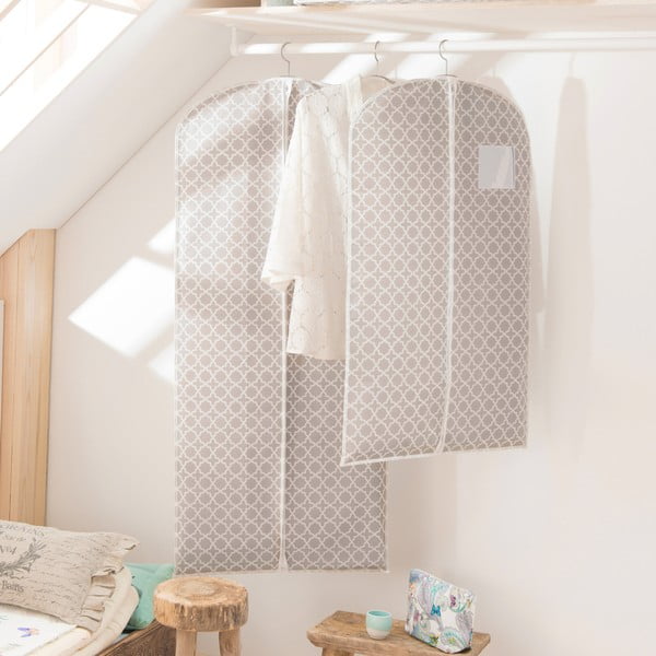 Viseća zaštitna torba bež boje za odjeću Compactor, visina 137 cm-image-1