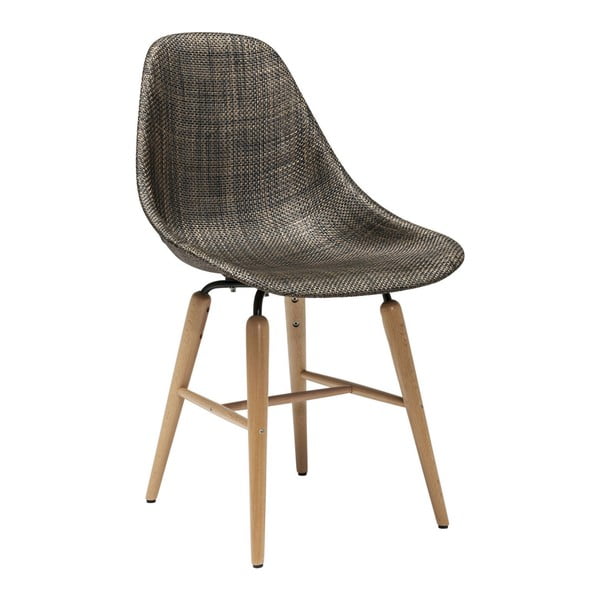 Set od 4 smeđe blagovaonske stolice Kare Design Forum Wood
