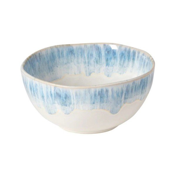 Bijela/svijetlo plava zdjela od kamenine ø 16 cm Brisa – Costa Nova