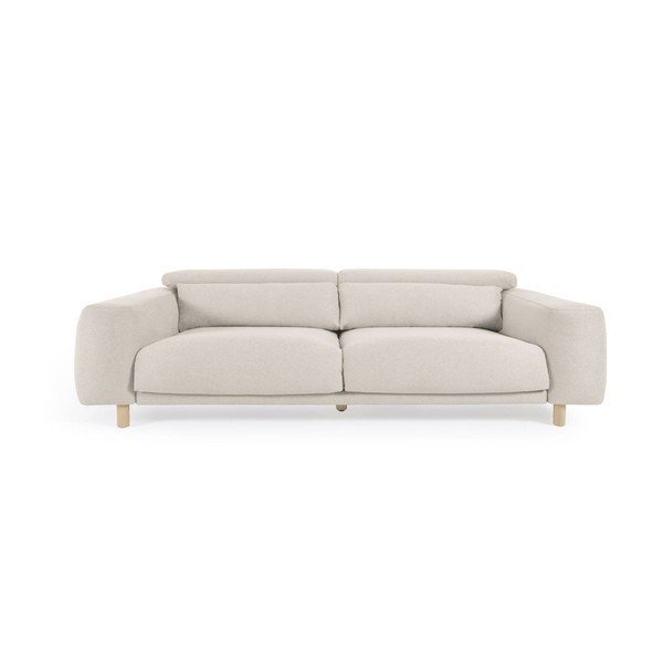 Krem sofa 215 cm Singa – Kave Home-image-4