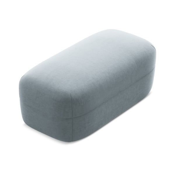 Svijetlo plavi baršunast tabure Moana – Makamii-image-2