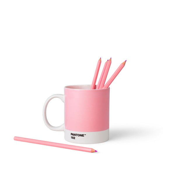 Ružičasta keramička šalica 375 ml Light Pink 182 – Pantone-image-1