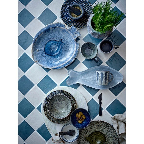 Sivi tanjuri u setu 4 kom od kamenine ø 26,5 cm Katrina – Bloomingville-image-3