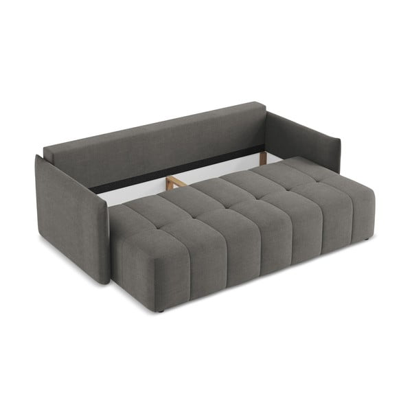 Tamno siva sklopiva/s prostorom za odlaganje sofa 225 cm Moku – Makamii-image-4