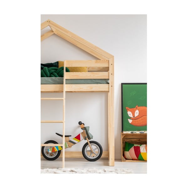 Kuća krevet na kat od borovog drveta Adeko Mila DMPA, 90 x 180 cm-image-2