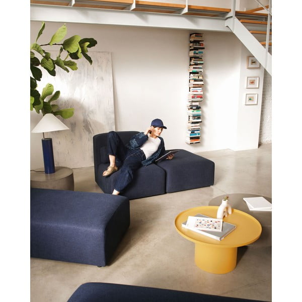 Senf žuti metalni okrugao stolić za kavu ø 72 cm Fleksa – Kave Home-image-3