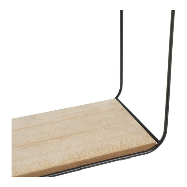 Crne/u prirodnoj boji police u setu 2 kom 21 cm – Casa Selección-image-2