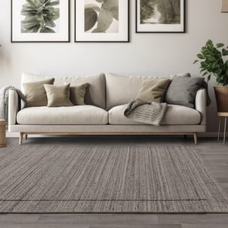 Sivi ručno rađen vuneni tepih 120x170 cm Larson – Asiatic Carpets