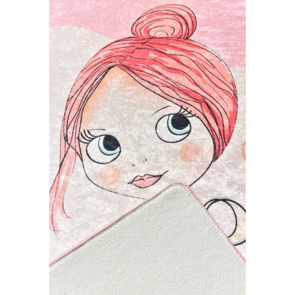 Rozi dječji protuklizni tepih Conceptum Hypnose Pretty, 140 x 190 cm-image-2