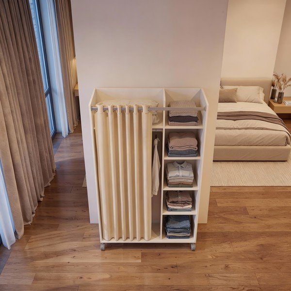 Bijeli/bež ormar 100x160 cm Kit – Tvilum-image-3