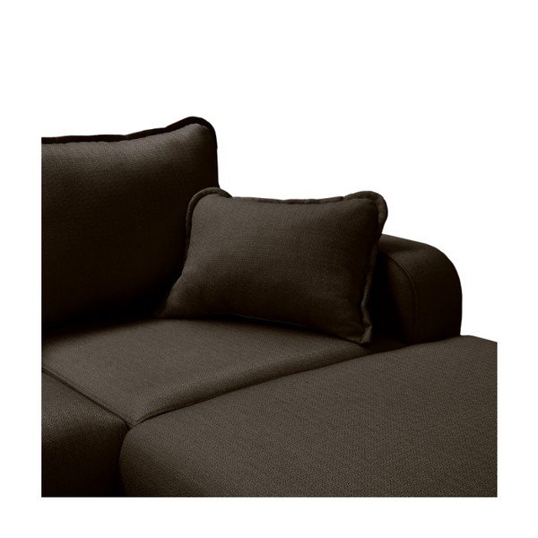 Crna kutna garnitura (desni kut) Beata - Ropez-image-1