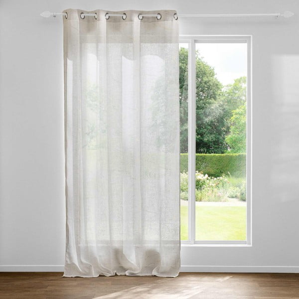 Bež prozirna zavjesa 140x280 cm Marius – douceur d'intérieur-image-2