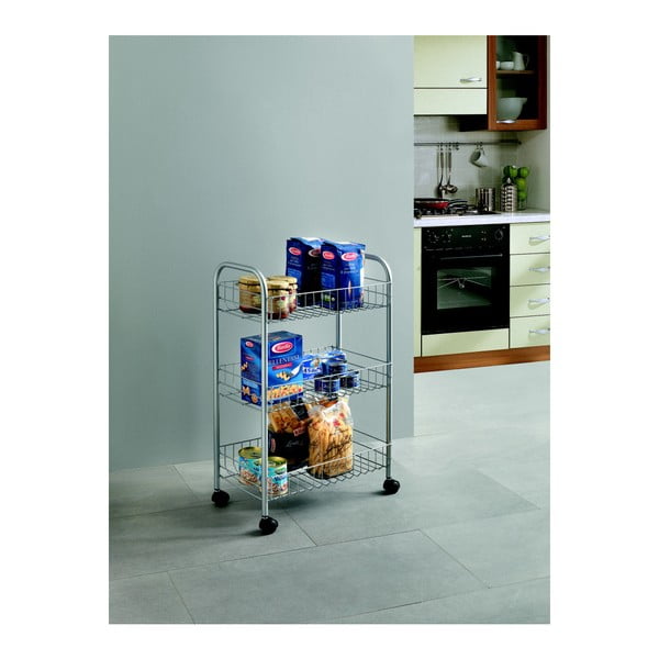 Mobilni stalak s tri police Metaltex Lugano-image-1