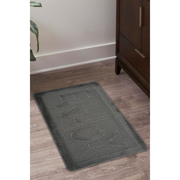 Antracitno siva kupaonska prostirka 60x100 cm Enjoy – Foutastic-image-1