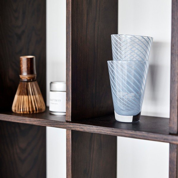Polica s više razina od čvrste jeseni u tamnoj prirodnoj boji 58 cm Grid – OYOY Living Design-image-2