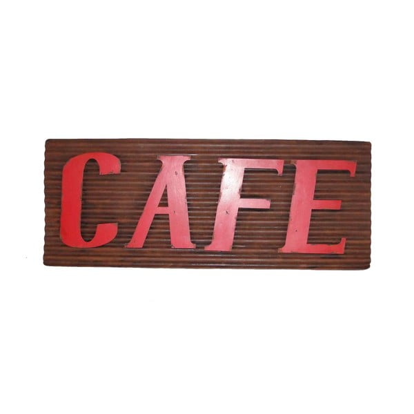 Metalni natpis Antic Line Cafe, dužine 76 cm