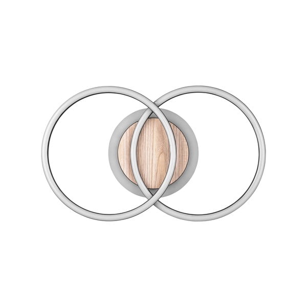 Crno-smeđa LED stropna svjetiljka s mogućnošću zatamnjivanja 28x46 cm Giro – Reality-image-4