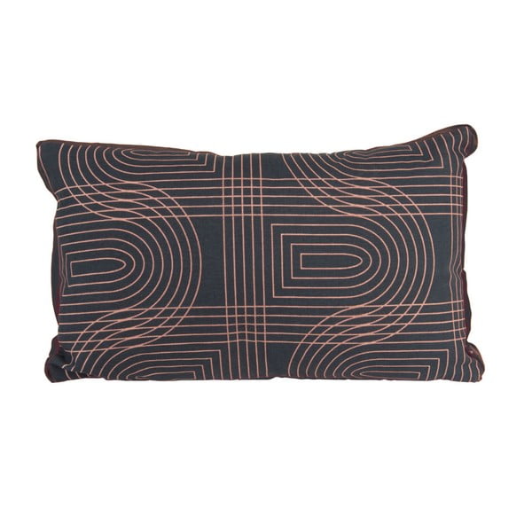 Crni jastuk PT LIVING Retro, 50 x 30 cm